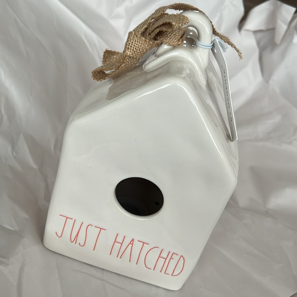 NWT Rae Dunn JUST HATCHED Birdhouse